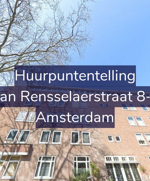 Foto gevel Huurpuntentelling voor Van Rensselaerstraat 8-2, Amsterdam