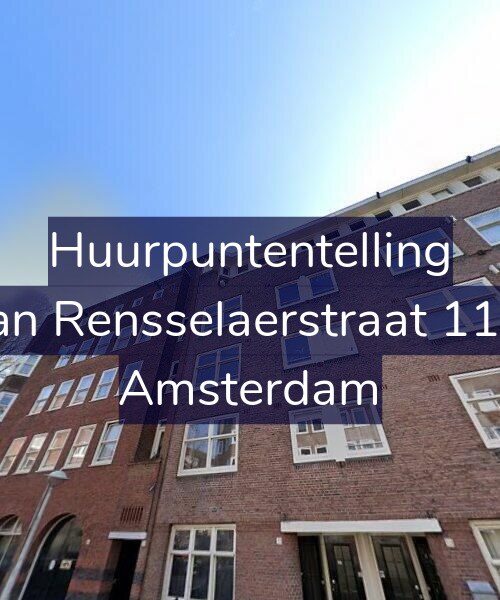 Foto gevel Huurpuntentelling voor Van Rensselaerstraat 11-2, Amsterdam