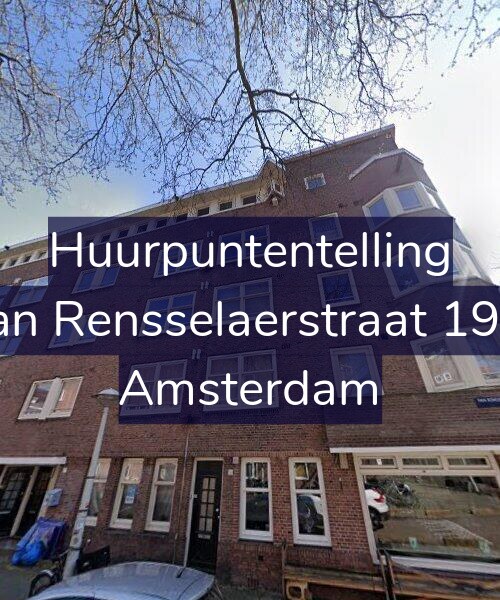 Foto gevel Huurpuntentelling voor Van Rensselaerstraat 19-1, Amsterdam