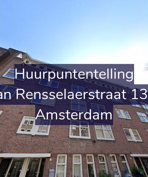 Foto gevel Huurpuntentelling voor Van Rensselaerstraat 13-2, Amsterdam