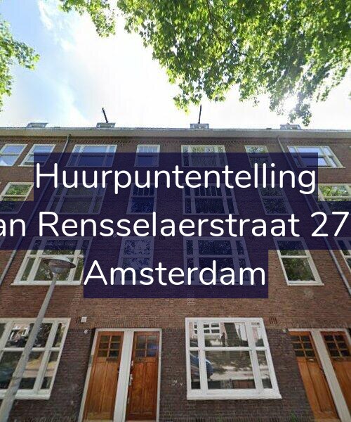 Foto gevel Huurpuntentelling voor Van Rensselaerstraat 27-1, Amsterdam