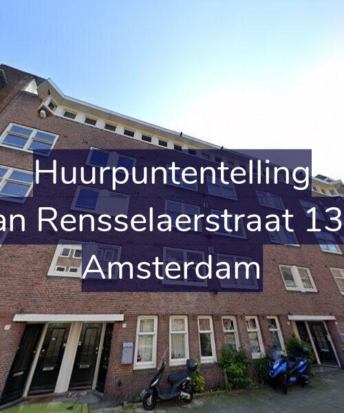 Foto gevel Huurpuntentelling voor Van Rensselaerstraat 13-1, Amsterdam