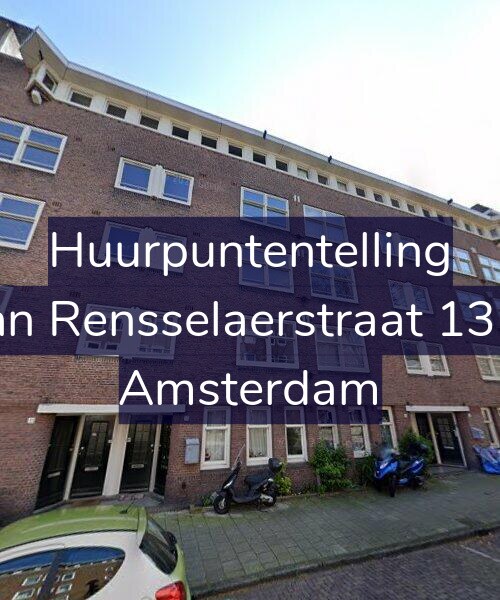 Foto gevel Huurpuntentelling voor Van Rensselaerstraat 13-H, Amsterdam