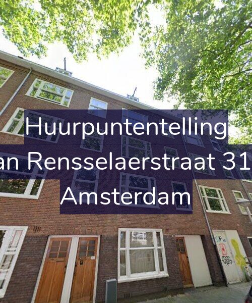 Foto gevel Huurpuntentelling voor Van Rensselaerstraat 31-1, Amsterdam