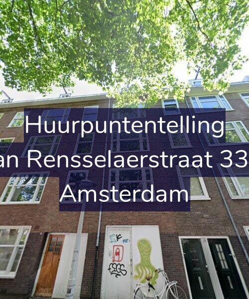 Foto gevel Huurpuntentelling voor Van Rensselaerstraat 33-1, Amsterdam