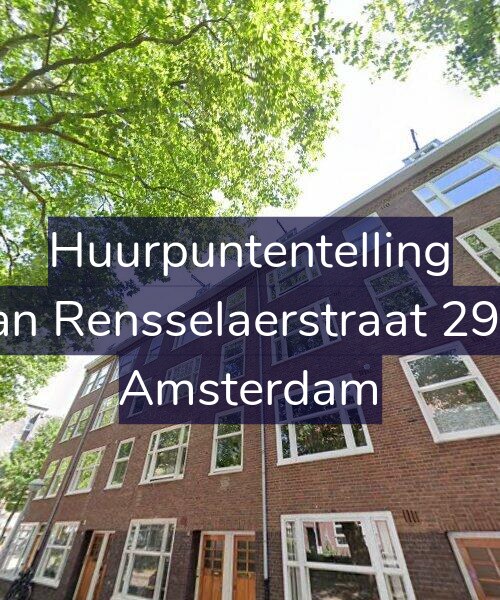 Foto gevel Huurpuntentelling voor Van Rensselaerstraat 29-3, Amsterdam