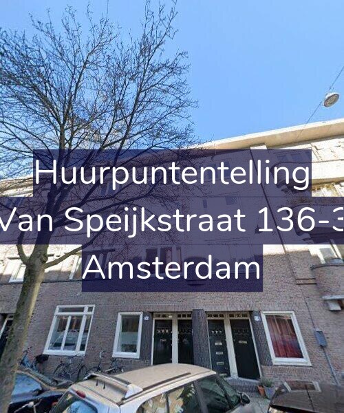 Foto gevel Huurpuntentelling voor Van Speijkstraat 136-3, Amsterdam