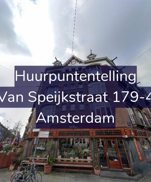 Foto gevel Huurpuntentelling voor Van Speijkstraat 179-4, Amsterdam