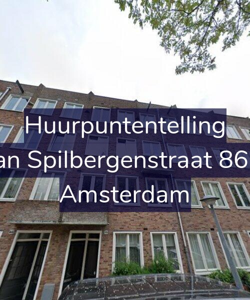 Foto gevel Huurpuntentelling voor Van Spilbergenstraat 86-1, Amsterdam