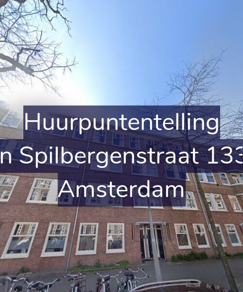 Foto gevel Huurpuntentelling voor Van Spilbergenstraat 133-3, Amsterdam