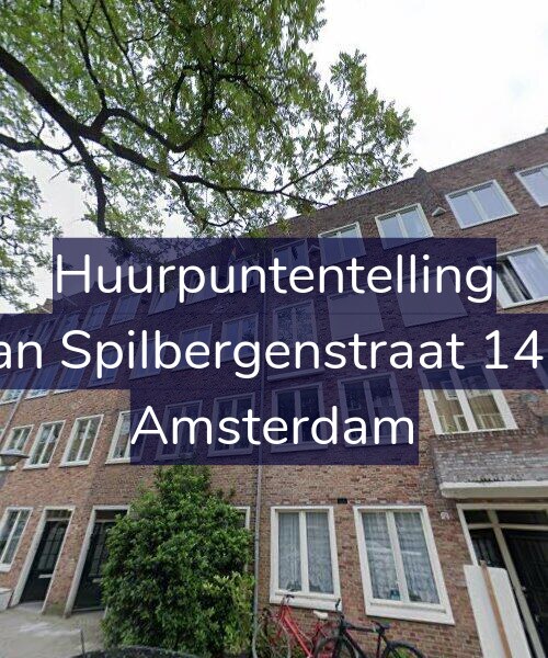 Foto gevel Huurpuntentelling voor Van Spilbergenstraat 14-1, Amsterdam