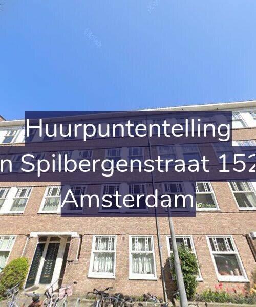 Foto gevel Huurpuntentelling voor Van Spilbergenstraat 152-1, Amsterdam