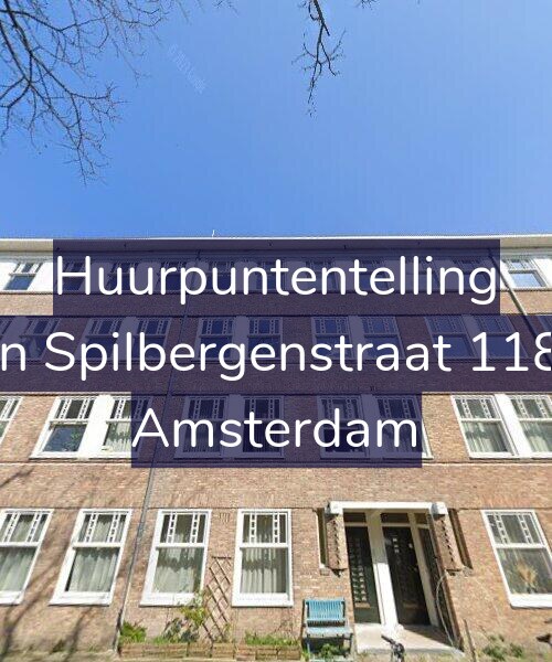 Foto gevel Huurpuntentelling voor Van Spilbergenstraat 118-1, Amsterdam