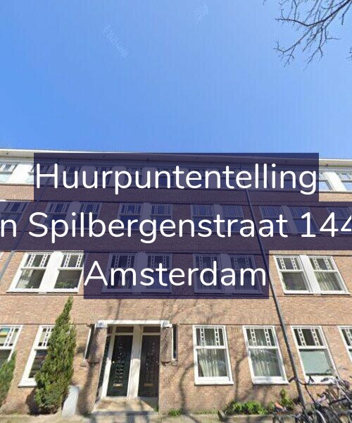 Foto gevel Huurpuntentelling voor Van Spilbergenstraat 144-1, Amsterdam