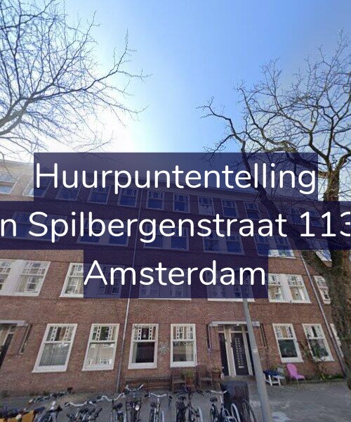 Foto gevel Huurpuntentelling voor Van Spilbergenstraat 113-1, Amsterdam