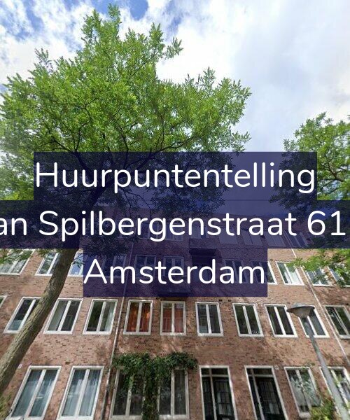 Foto gevel Huurpuntentelling voor Van Spilbergenstraat 61-3, Amsterdam