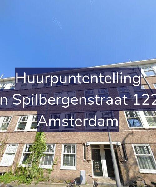 Foto gevel Huurpuntentelling voor Van Spilbergenstraat 122-1, Amsterdam