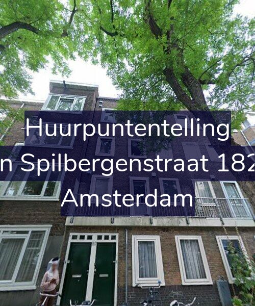 Foto gevel Huurpuntentelling voor Van Spilbergenstraat 182-2, Amsterdam