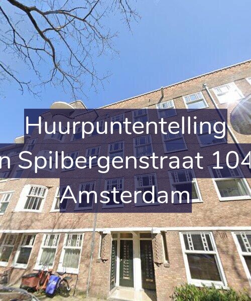Foto gevel Huurpuntentelling voor Van Spilbergenstraat 104-H, Amsterdam