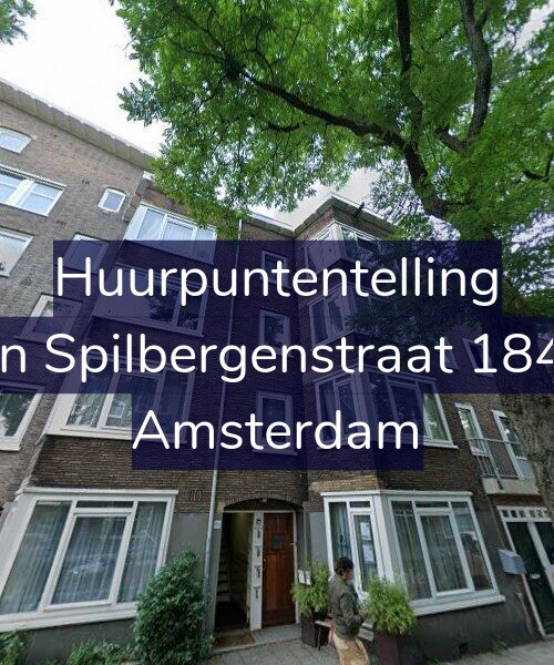Foto gevel Huurpuntentelling voor Van Spilbergenstraat 184-2, Amsterdam
