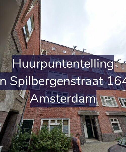 Foto gevel Huurpuntentelling voor Van Spilbergenstraat 164-3, Amsterdam