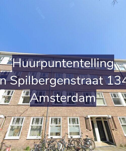 Foto gevel Huurpuntentelling voor Van Spilbergenstraat 134-3, Amsterdam