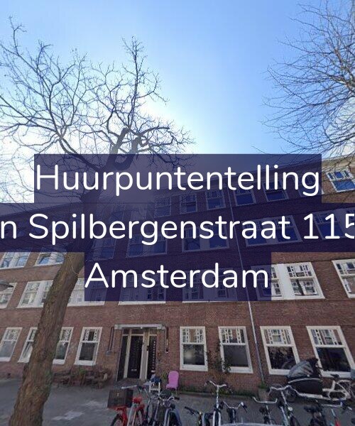 Foto gevel Huurpuntentelling voor Van Spilbergenstraat 115-1, Amsterdam
