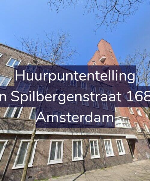 Foto gevel Huurpuntentelling voor Van Spilbergenstraat 168-H, Amsterdam