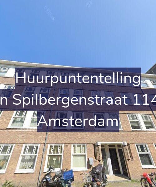 Foto gevel Huurpuntentelling voor Van Spilbergenstraat 114-1, Amsterdam