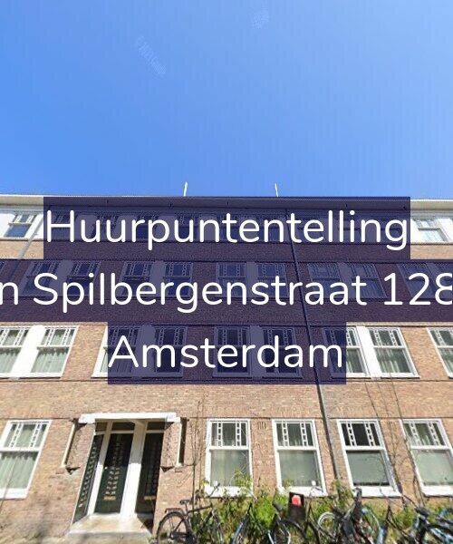 Foto gevel Huurpuntentelling voor Van Spilbergenstraat 128-H, Amsterdam
