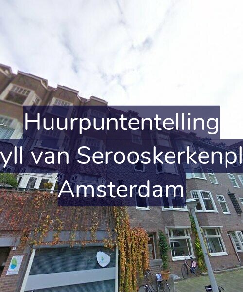 Foto gevel Huurpuntentelling voor Van Tuyll van Serooskerkenplein 5-1, Amsterdam