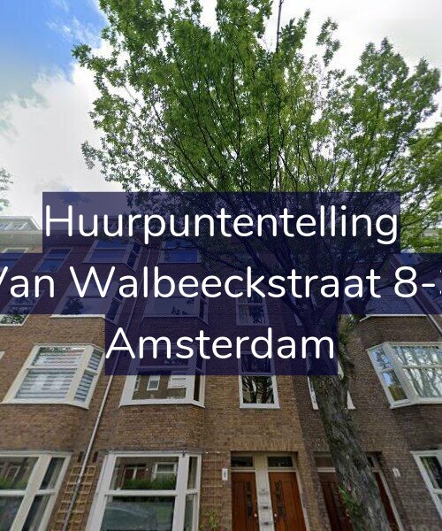 Foto gevel Huurpuntentelling voor Van Walbeeckstraat 8-3, Amsterdam