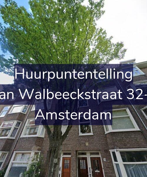 Foto gevel Huurpuntentelling voor Van Walbeeckstraat 32-2, Amsterdam