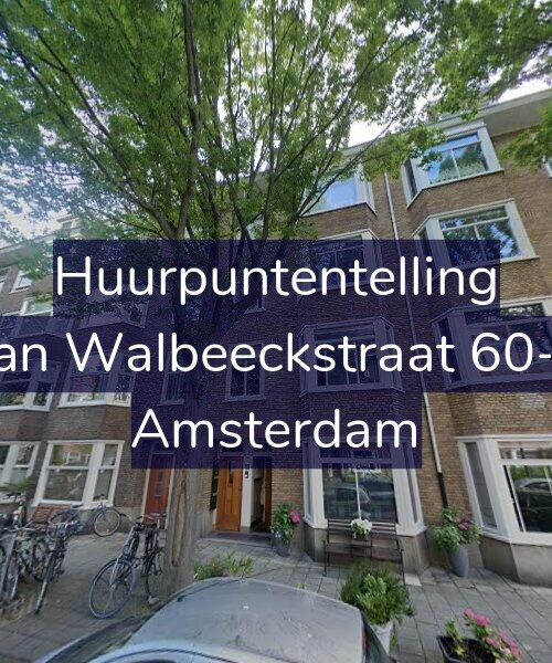 Foto gevel Huurpuntentelling voor Van Walbeeckstraat 60-H, Amsterdam