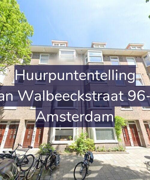 Foto gevel Huurpuntentelling voor Van Walbeeckstraat 96-H, Amsterdam