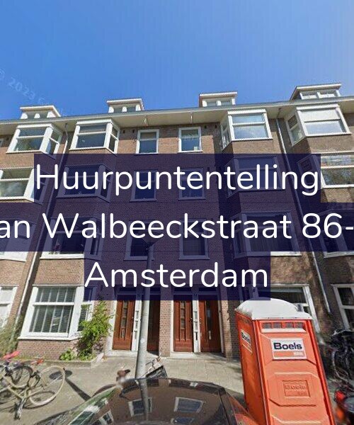 Foto gevel Huurpuntentelling voor Van Walbeeckstraat 86-H, Amsterdam