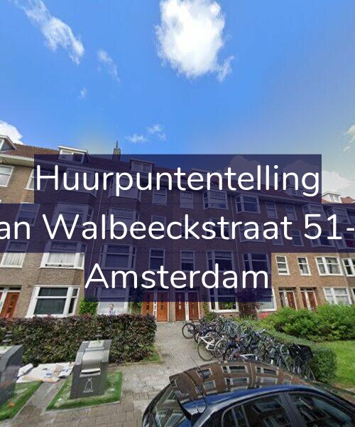 Foto gevel Huurpuntentelling voor Van Walbeeckstraat 51-H, Amsterdam