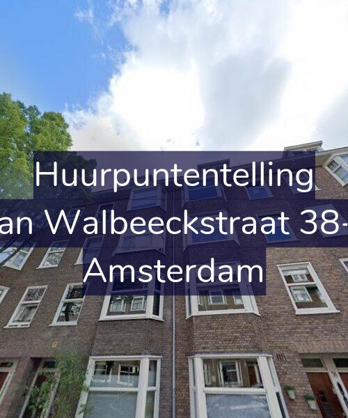 Foto gevel Huurpuntentelling voor Van Walbeeckstraat 38-3, Amsterdam