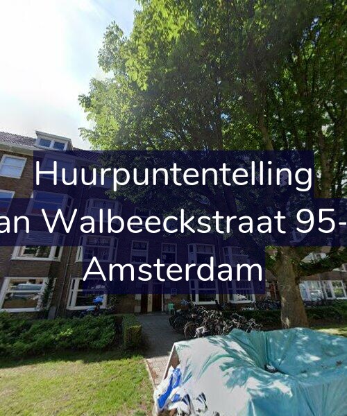 Foto gevel Huurpuntentelling voor Van Walbeeckstraat 95-H, Amsterdam