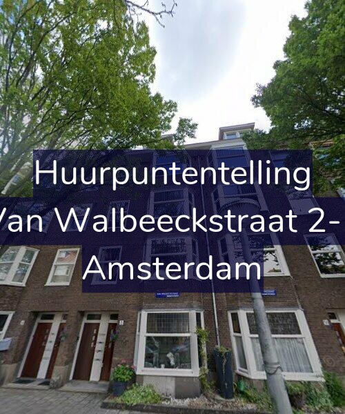 Foto gevel Huurpuntentelling voor Van Walbeeckstraat 2-1, Amsterdam