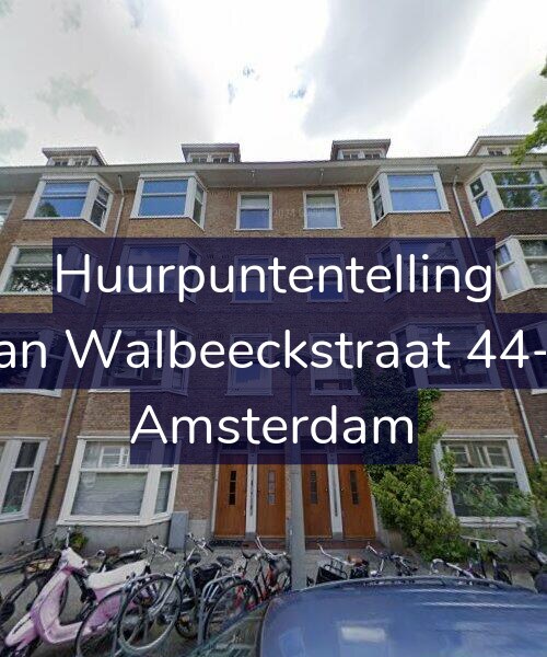 Foto gevel Huurpuntentelling voor Van Walbeeckstraat 44-H, Amsterdam