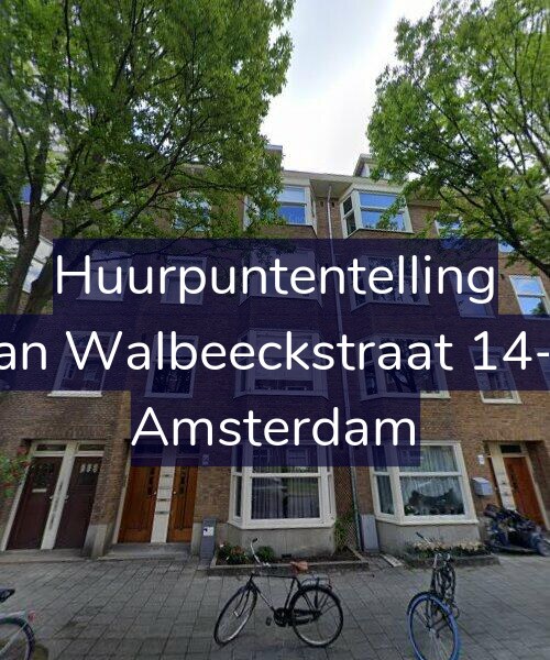 Foto gevel Huurpuntentelling voor Van Walbeeckstraat 14-H, Amsterdam