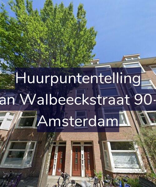 Foto gevel Huurpuntentelling voor Van Walbeeckstraat 90-1, Amsterdam