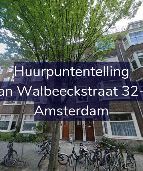 Foto gevel Huurpuntentelling voor Van Walbeeckstraat 32-H, Amsterdam