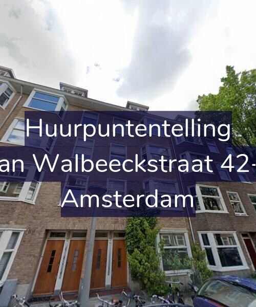 Foto gevel Huurpuntentelling voor Van Walbeeckstraat 42-1, Amsterdam