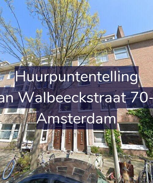 Foto gevel Huurpuntentelling voor Van Walbeeckstraat 70-H, Amsterdam
