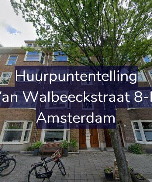Foto gevel Huurpuntentelling voor Van Walbeeckstraat 8-H, Amsterdam