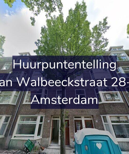 Foto gevel Huurpuntentelling voor Van Walbeeckstraat 28-1, Amsterdam