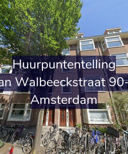 Foto gevel Huurpuntentelling voor Van Walbeeckstraat 90-H, Amsterdam