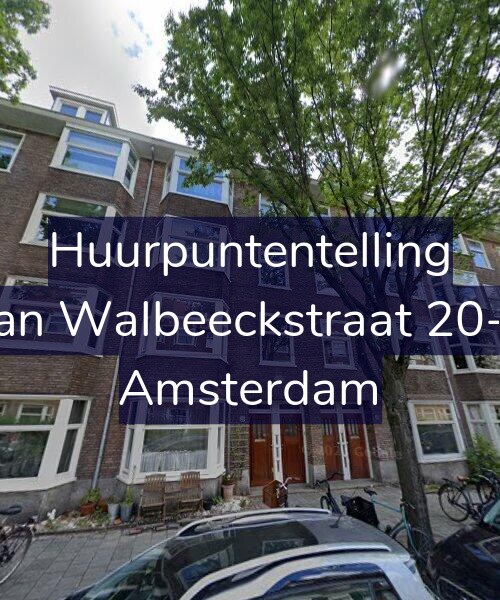 Foto gevel Huurpuntentelling voor Van Walbeeckstraat 20-H, Amsterdam